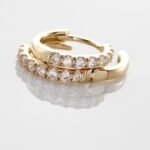 Gold Zirconia Hoop Earrings – Alaina-2
