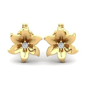 Gold Stud Earrings – Nutpila