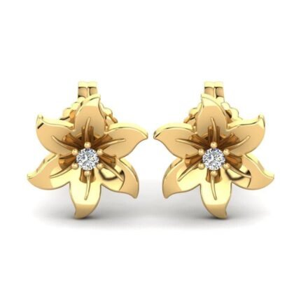 Gold Stud Earrings – Nutpila